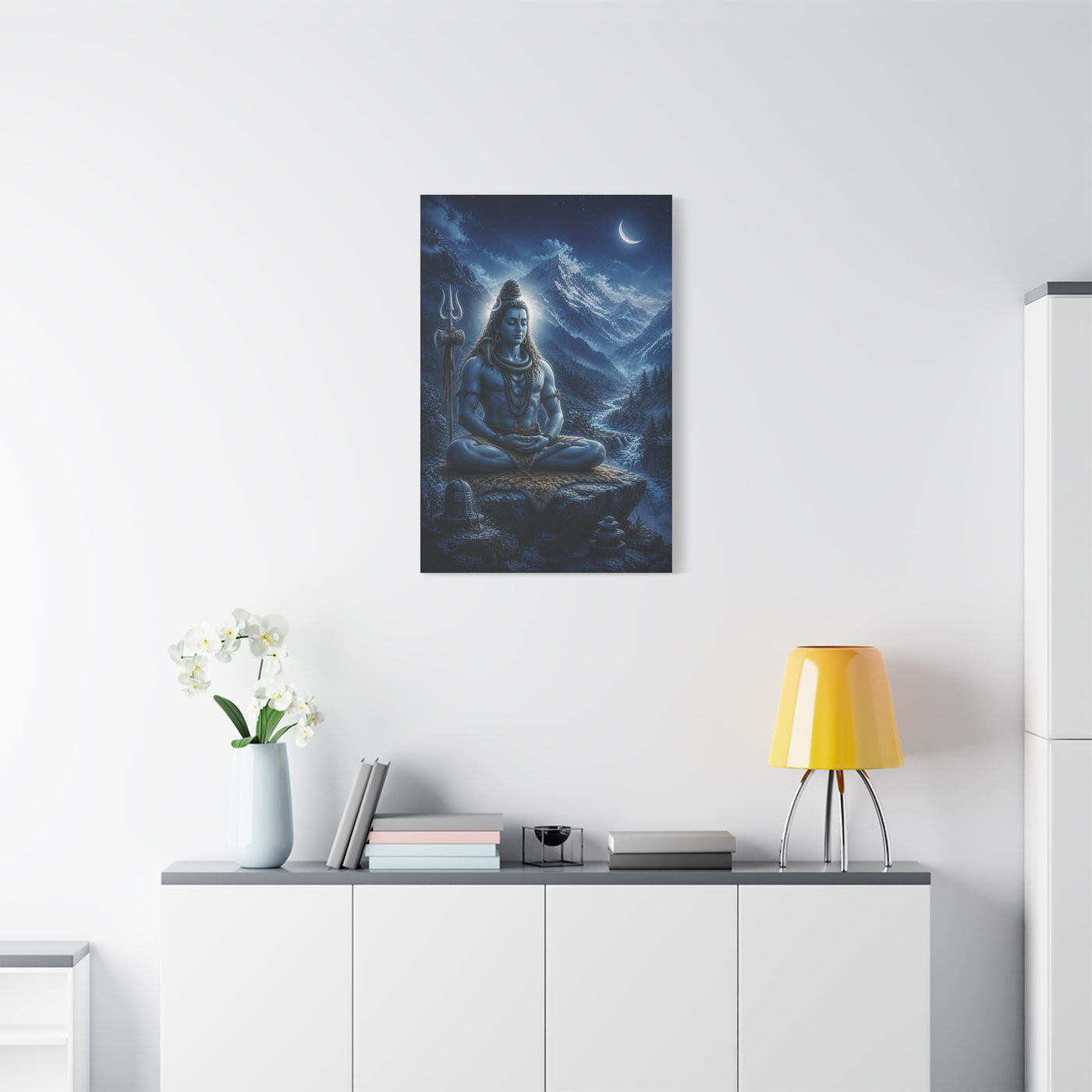 Shiva Himalayan Meditation Wall Art & Canvas Print