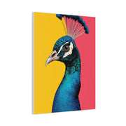 Modern Pop Peacock Profile Wall Art & Canvas Print