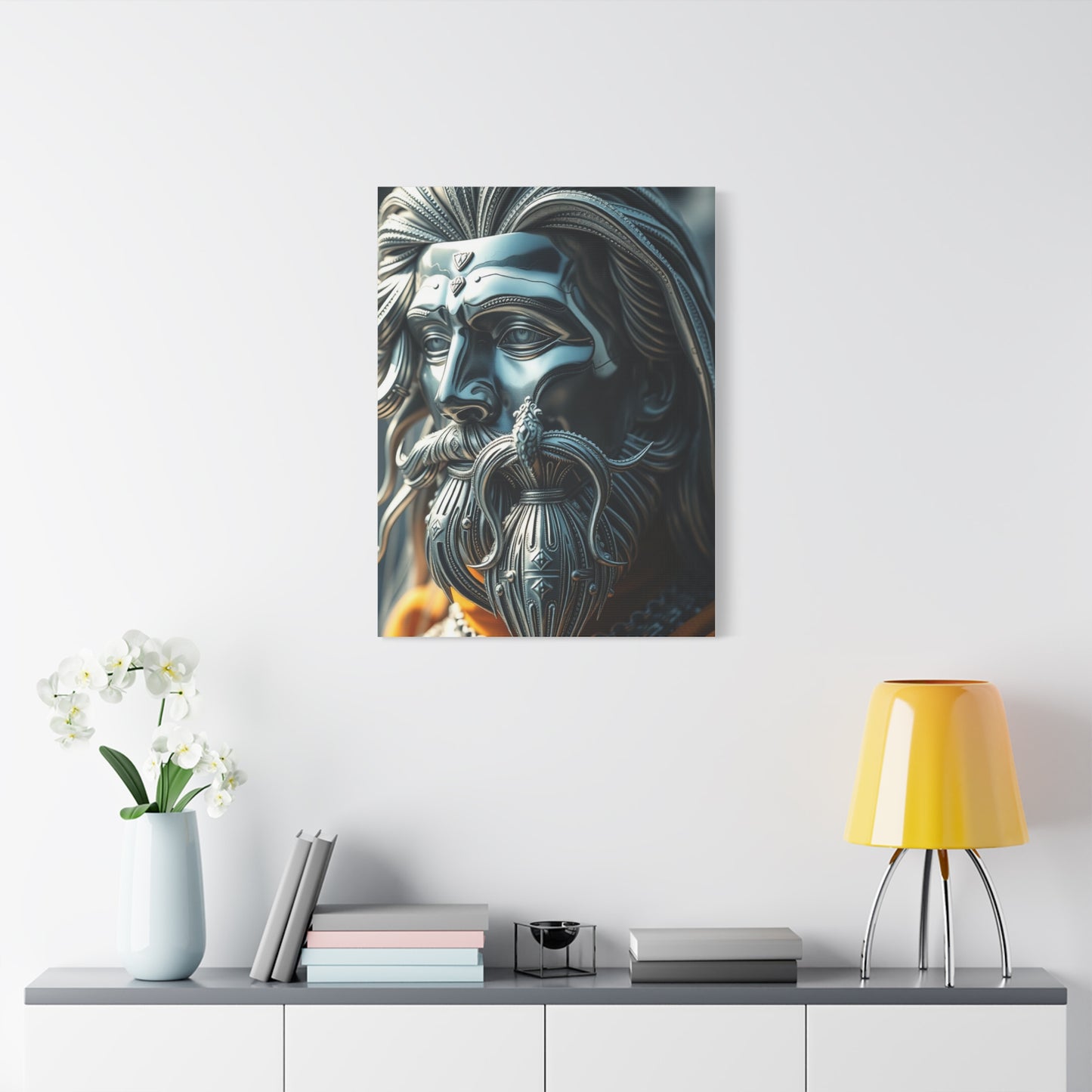 Gilded Greyscape Masterpiece wall art & canvas print