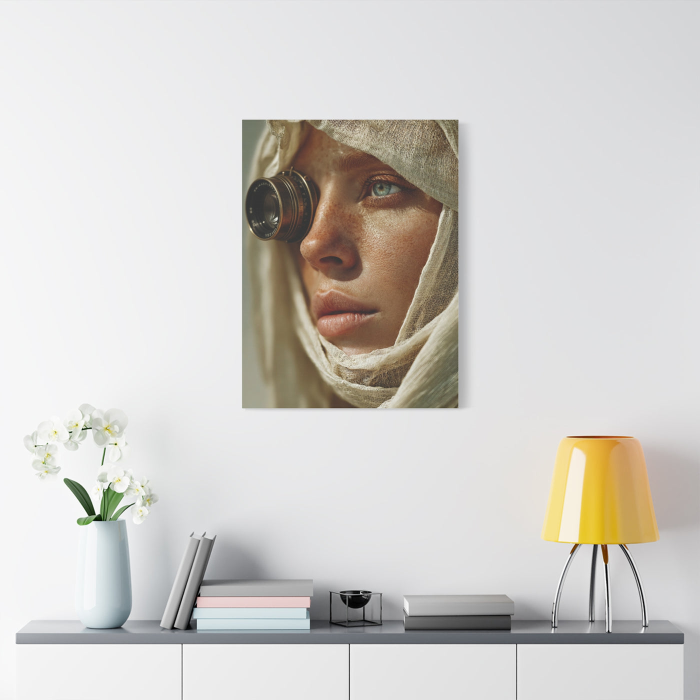 Ethereal Lens Veil Portrait Wall Art & Canvas Print