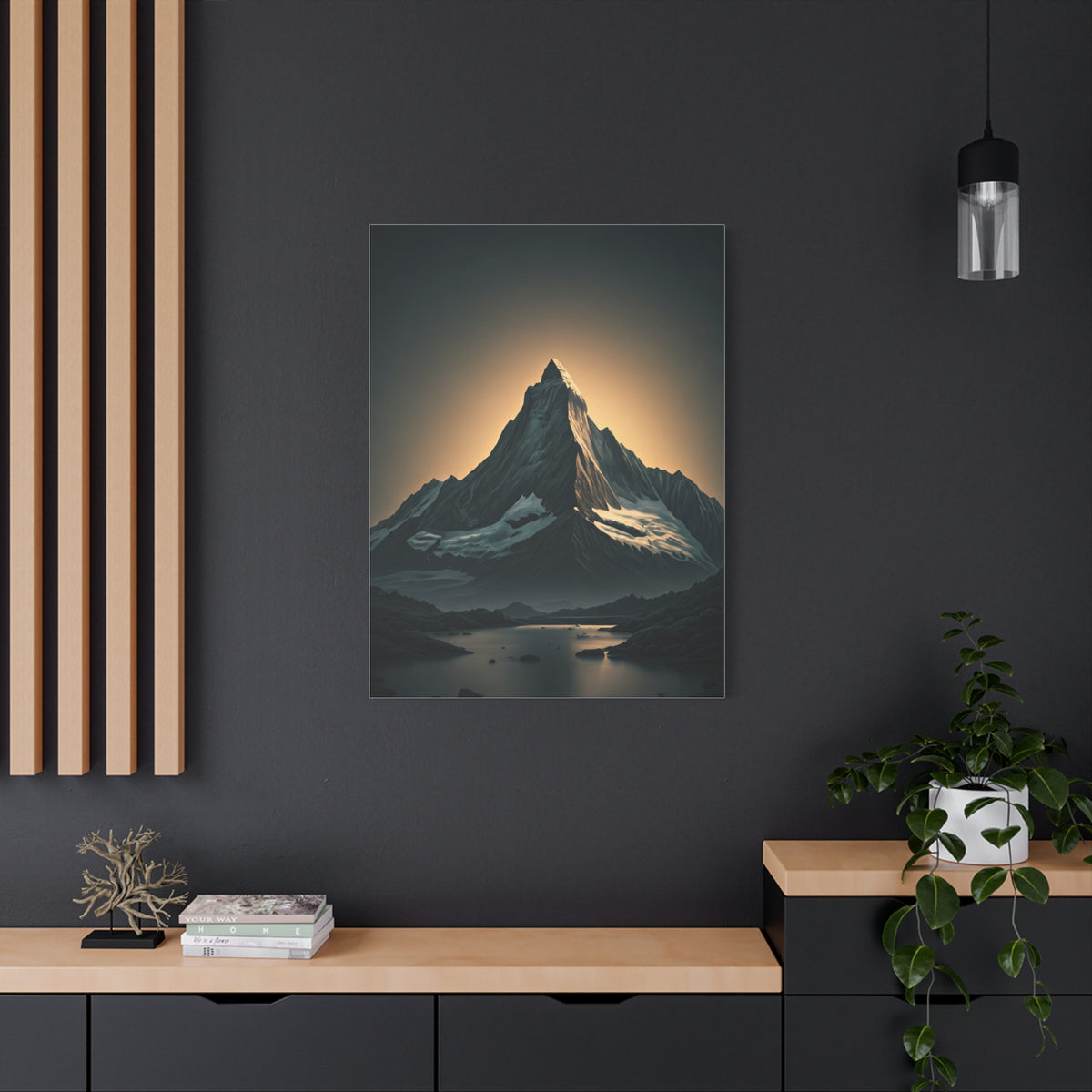 Majestic Peak Glow Wall Art & Canvas Prints