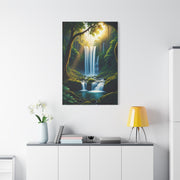 Enchanted Forest Waterfall Escape Wall Art & Canvas Prints