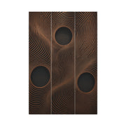 Architectural Wood Wave Panel Geometry Wall Art & Canvas Print