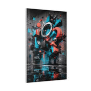 Phygital Abstract Graffiti Composition Street Wall Art & Canvas Print