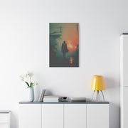 John Wick Foggy Street Walk Movie Poster Wall Art & Canvas Print