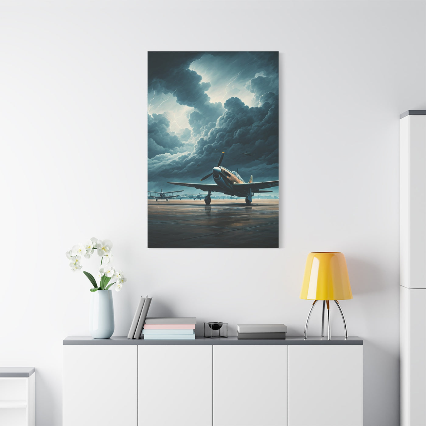 Stormfront Runway Departure Wall Art & Canvas Prints