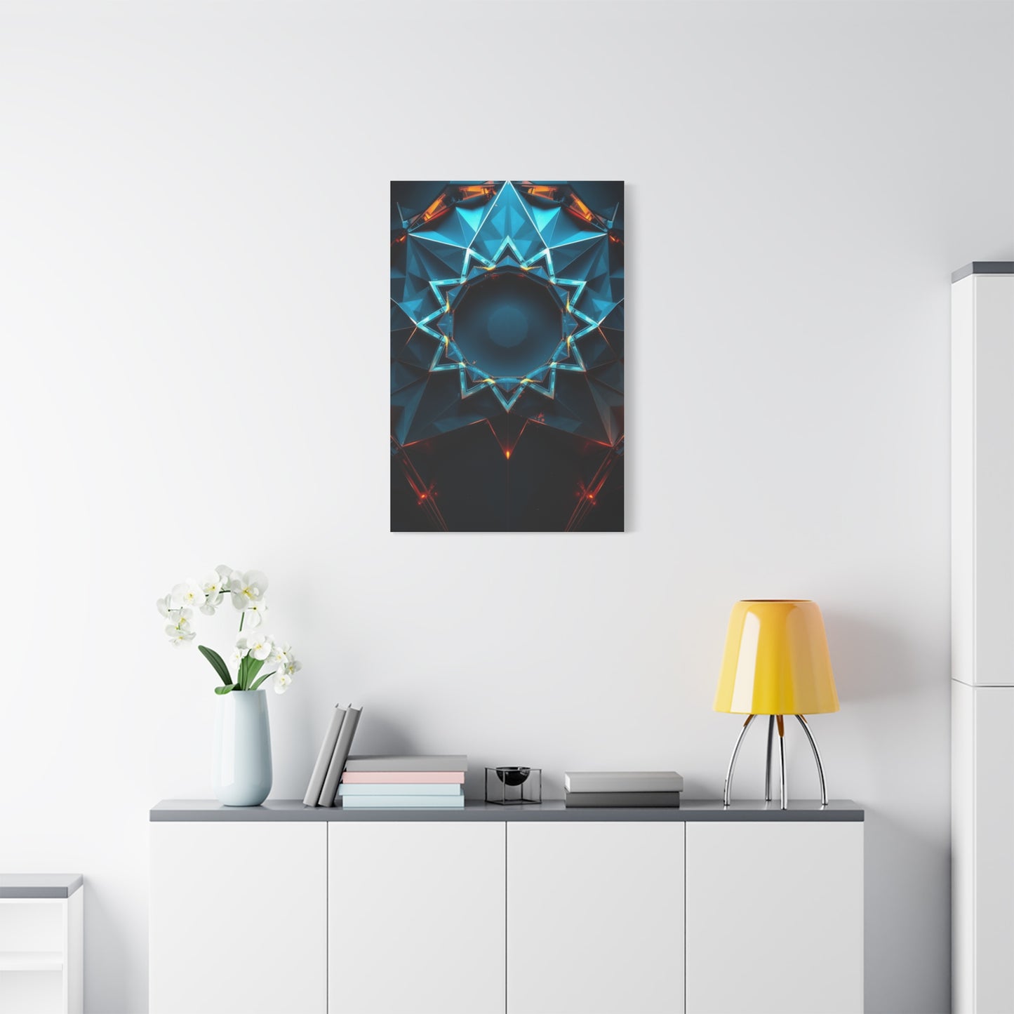 Geometric Vortex Elegance Wall Art & Canvas Print