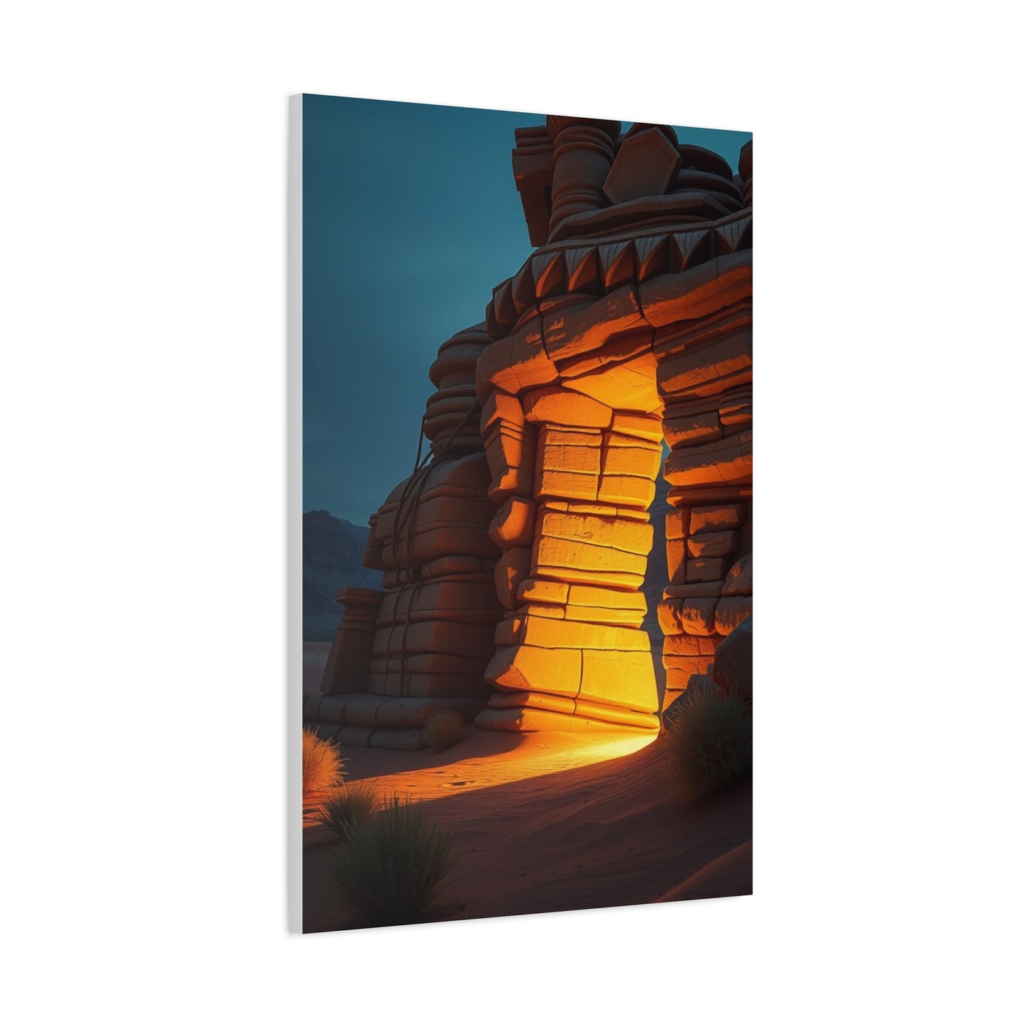 Golden Zenith Artwork Wall Art & Canvas Print
