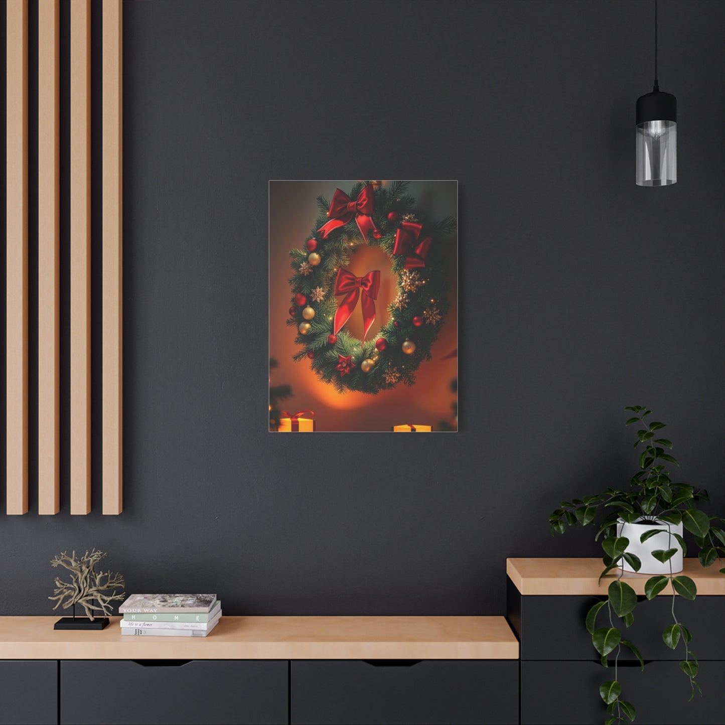 Masterpiece Christmas Trees & Wreath Art Vision Wall Art & Canvas Print