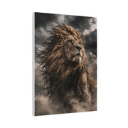 Storm King Lion Dramatic Portrait Wall Art & Canvas Print