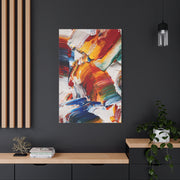 Bold Multicolor Abstract Brushstroke Wall Art & Canvas Print