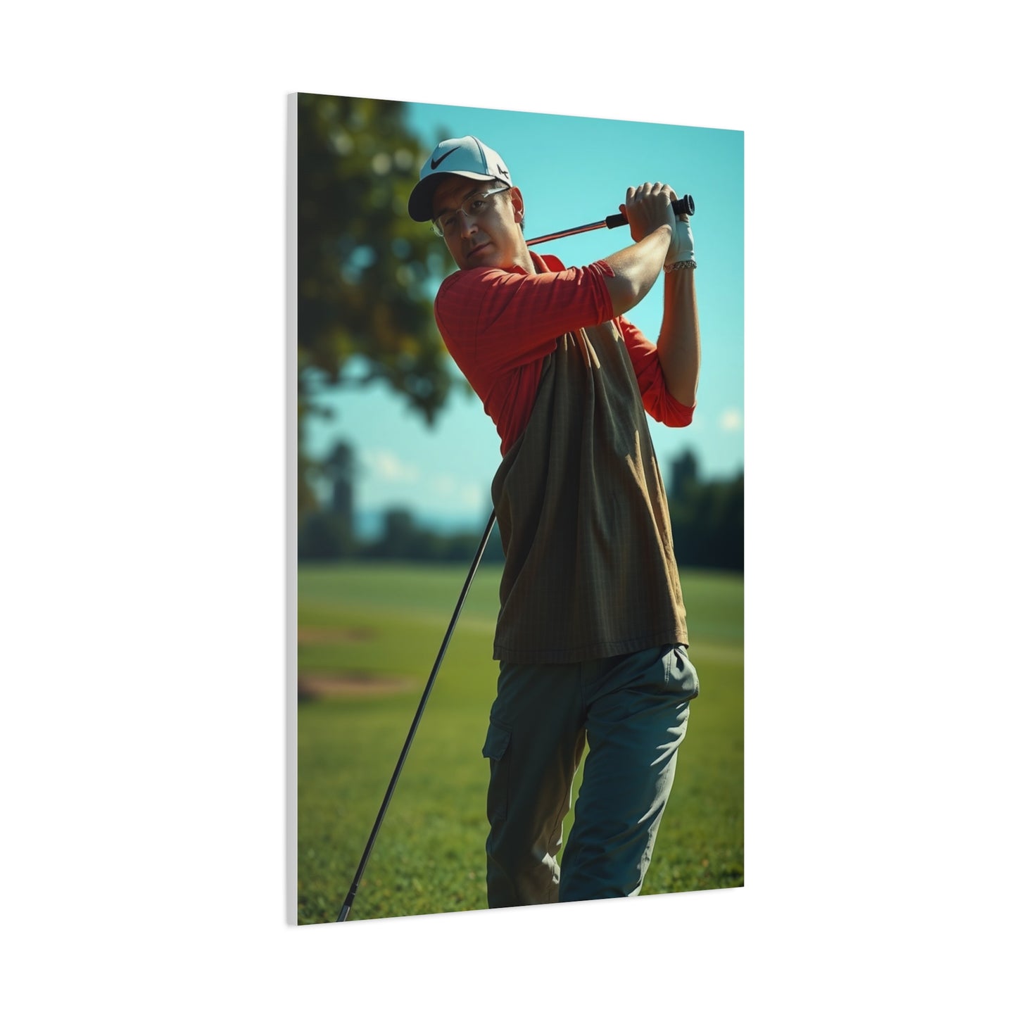 Elysian Green Portraiture Wall Art & Canvas Print