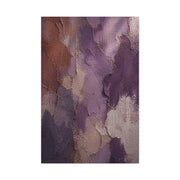 Wabi-Sabi Plum Texture Abstraction Wall Art & Canvas Print
