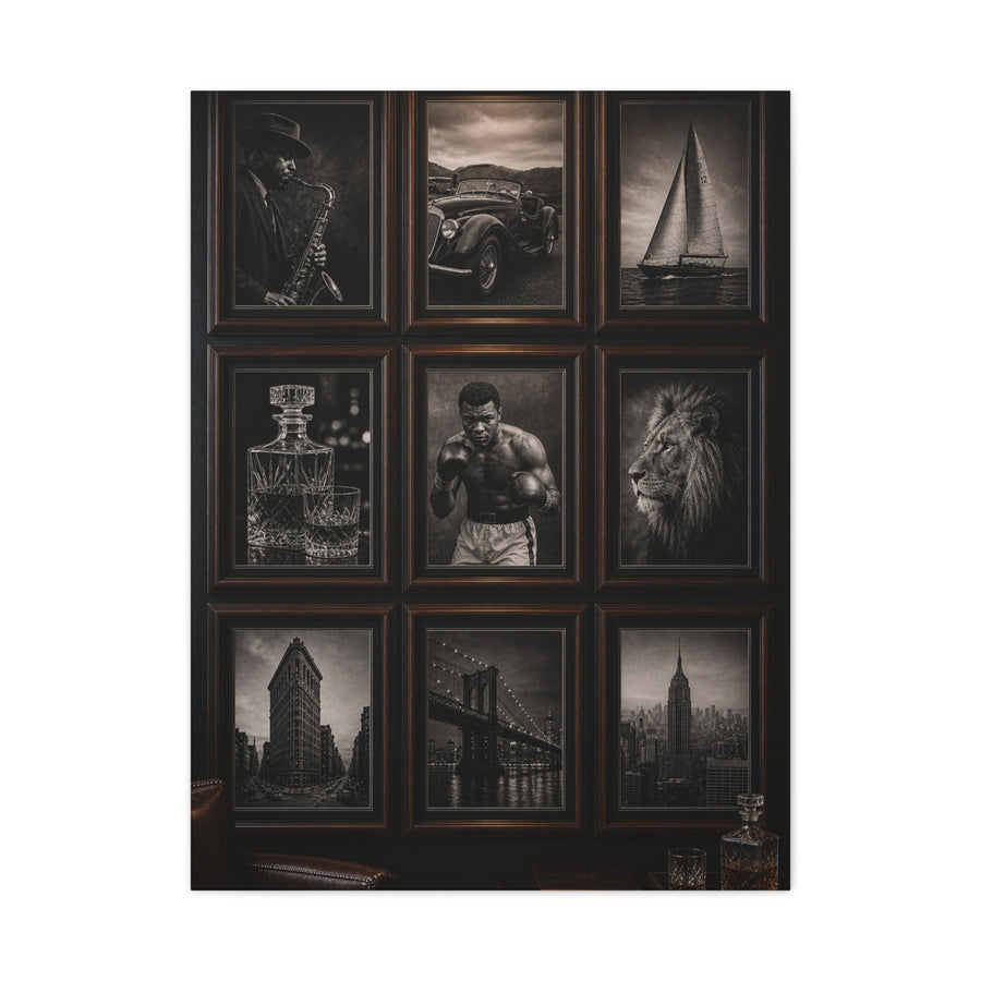 Executive Lounge Gallery Grid Wall Art & Canvas Print