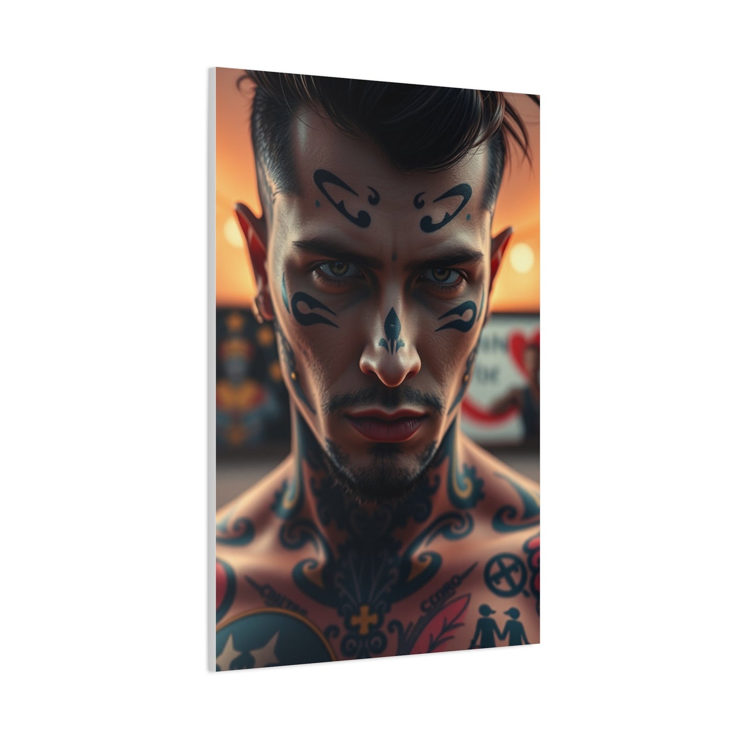 Supreme Tattoo Parlor Art Beautiful Collection Wall Art & Canvas Print