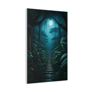Moonlit Jungle Pathway Wall Art & Canvas Prints