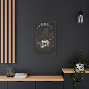 Gothic Occult Owl Skull Composition Wall Art & Canvas Print