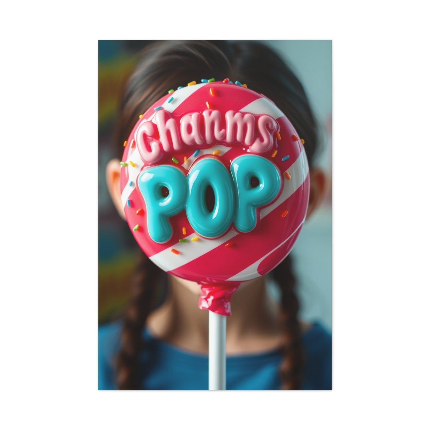 Sophisticated Candy Whirl Wall Art & Canvas Print