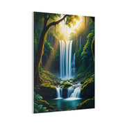 Enchanted Forest Waterfall Escape Wall Art & Canvas Prints