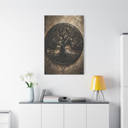 Metal Tree of Life Sculptural Relief Trees Wall Art & Canvas Print