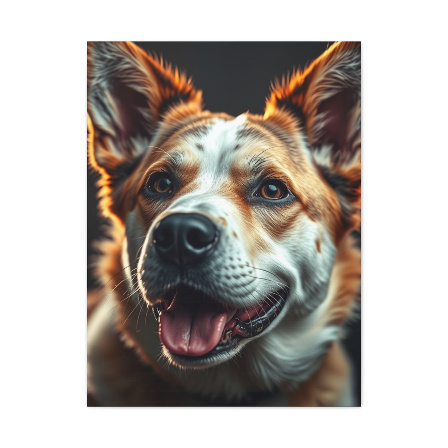 Aristocratic Dog Tableau Wall Art & Canvas Print