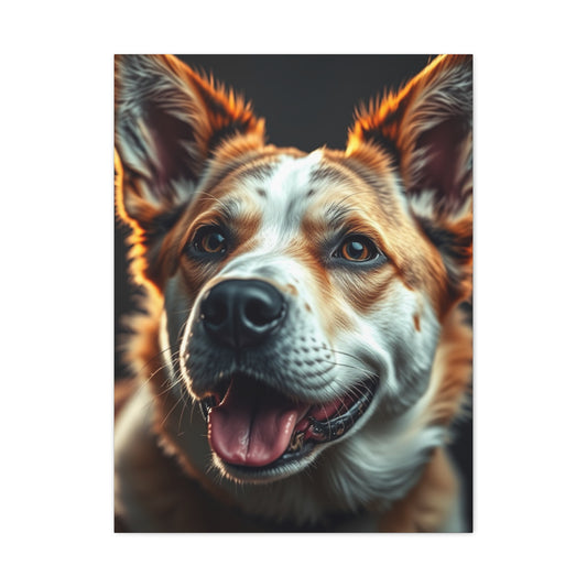 Aristocratic Dog Tableau Wall Art & Canvas Print