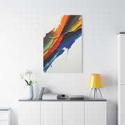 Expressive Multicolor Stroke Abstract Wall Art & Canvas Prints