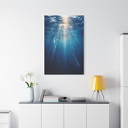 Underwater Sunlight Depth Ocean Scene Wall Art & Canvas Print
