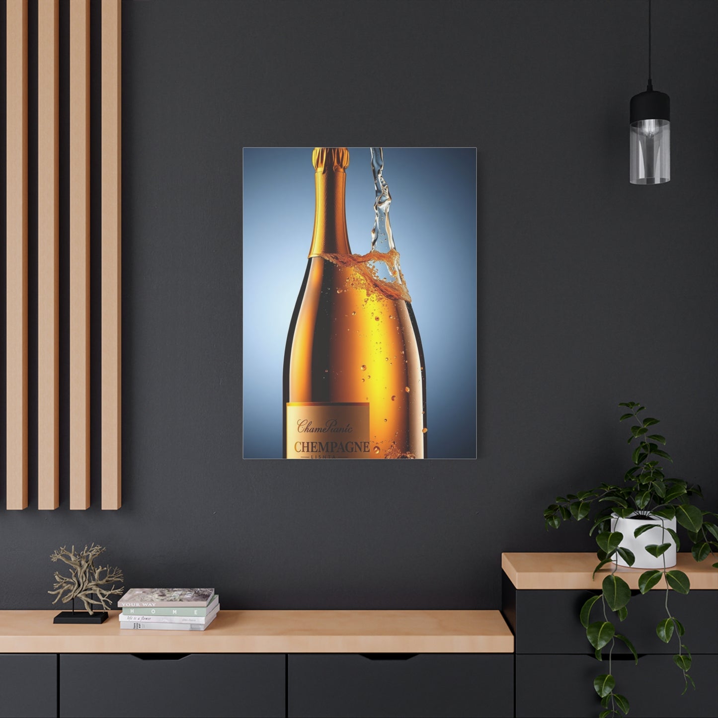 Champagne Art Luxury Canvas Wall Art & Canvas Print