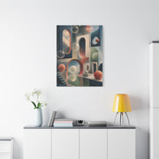 Surreal Geometric Portal Landscape Wall Art & Canvas Print