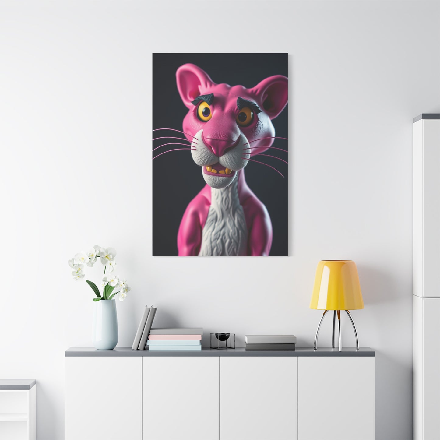 Blossom Panther Poise Wall Art & Canvas Print