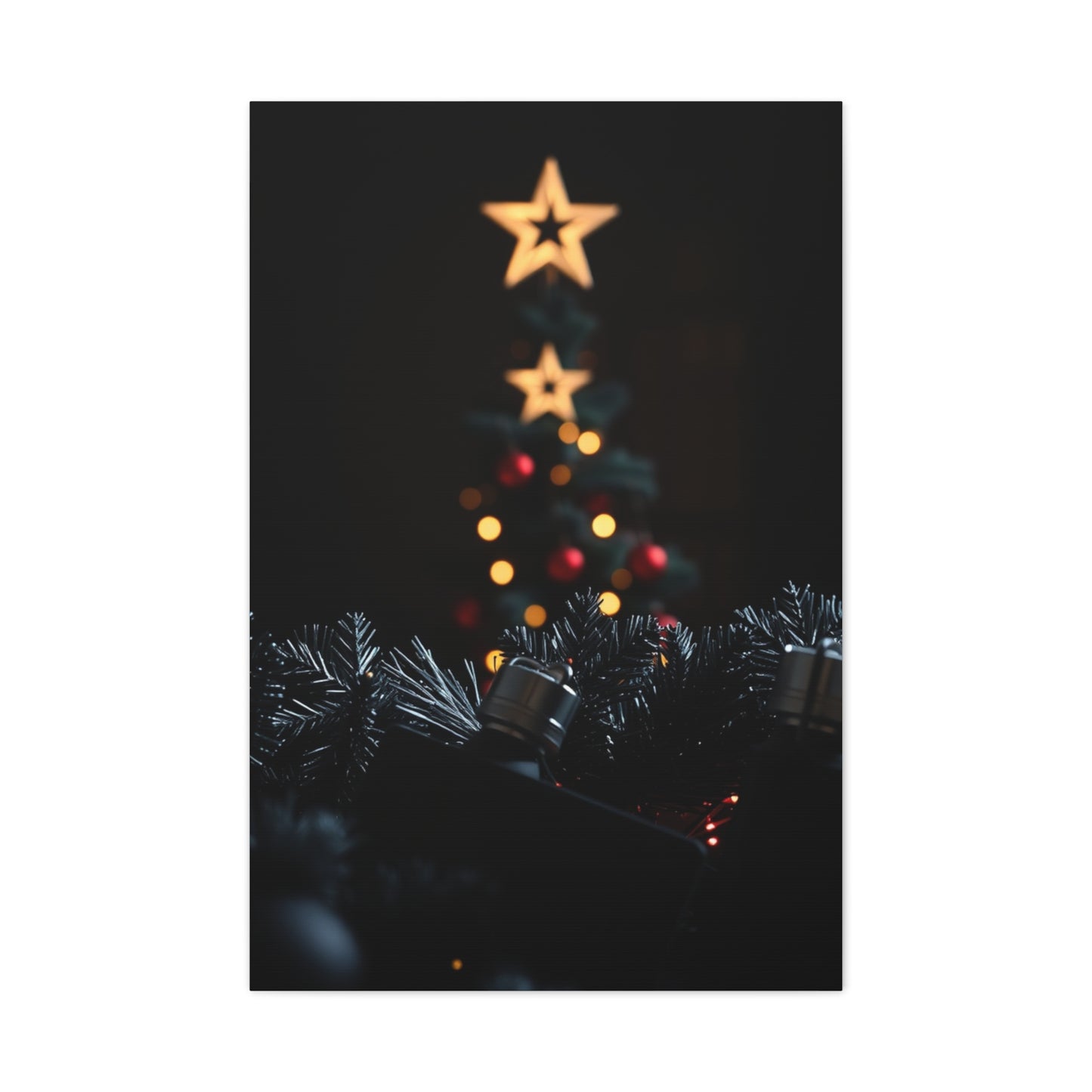 Elite Black Christmas Art Vision Wall Art & Canvas Print