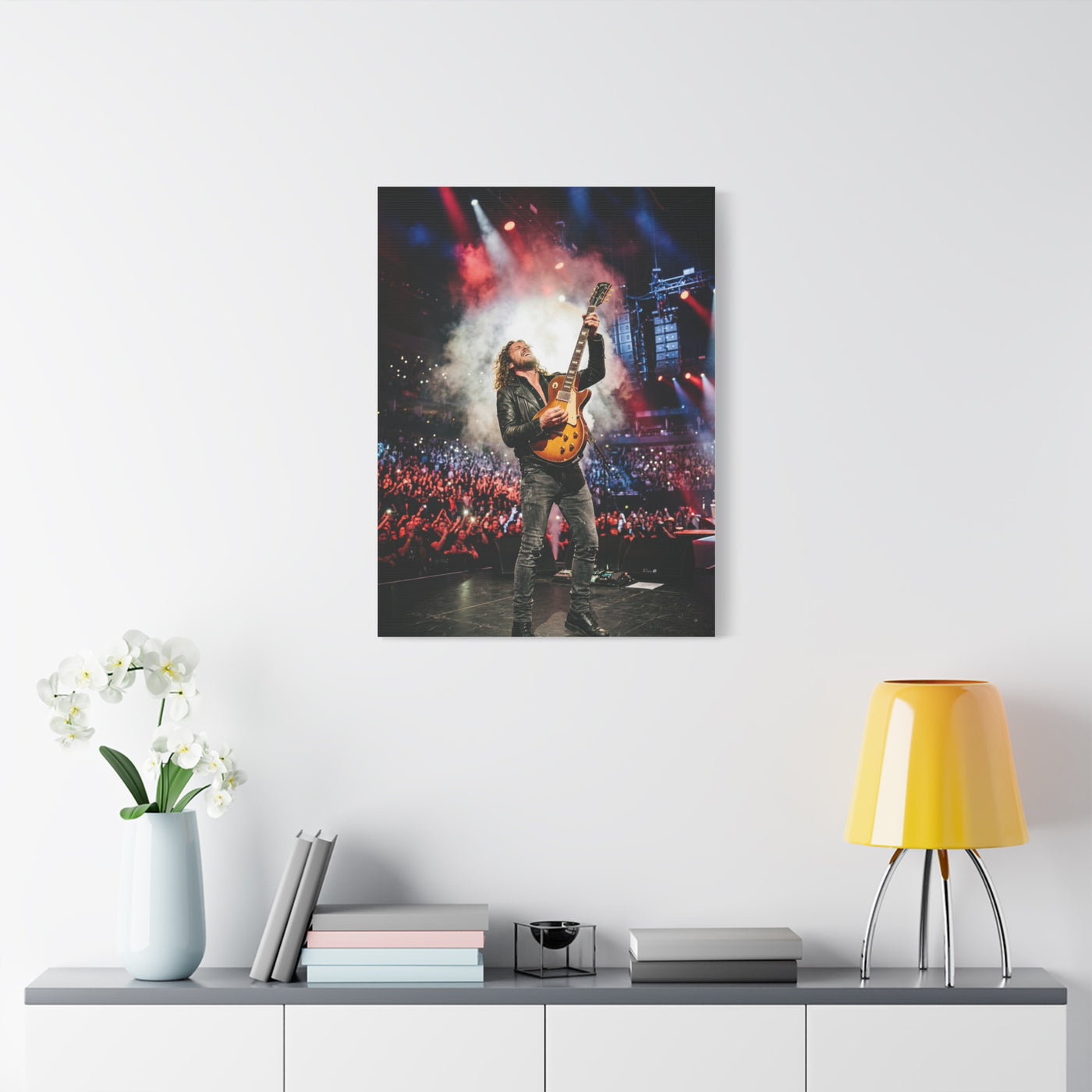 Live Concert Guitar Performance Wall Art & Canvas Print