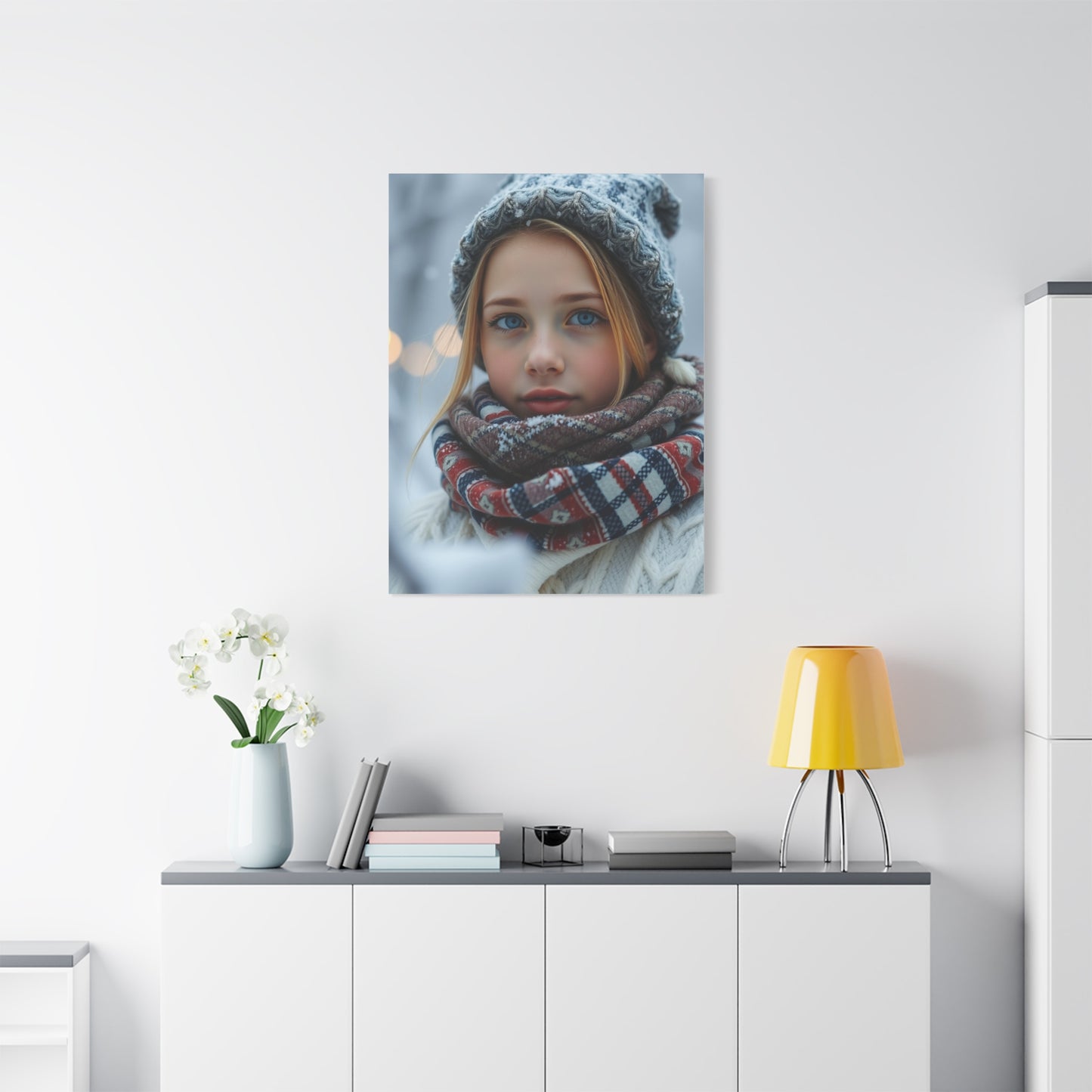 Glistening Frost Canvas Wall Art & Canvas Print