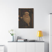 Handcrafted Textile Santa Tapestry Wall Art & Canvas Print