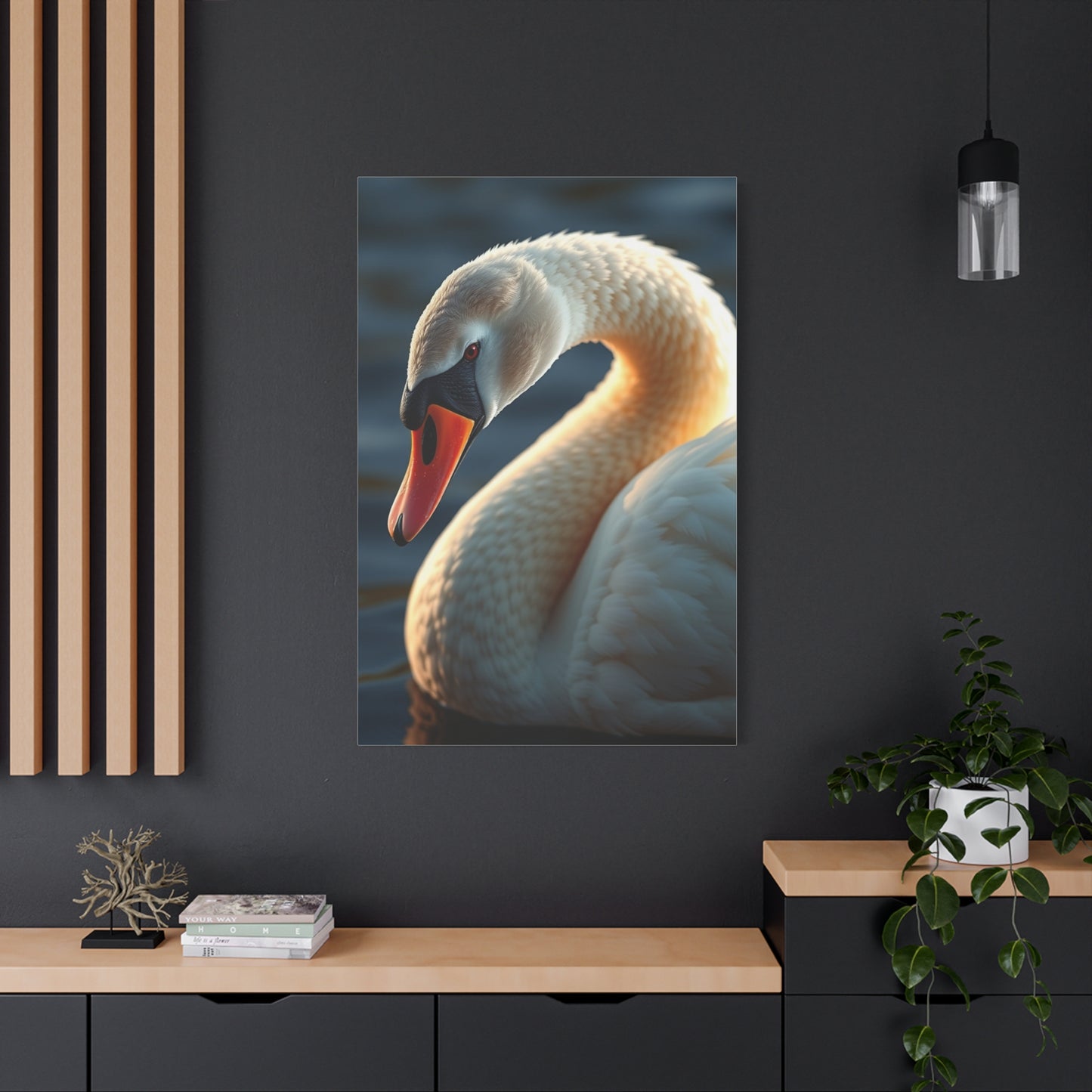 Swan Art Canvas Art 6 Wall Art & Canvas Print