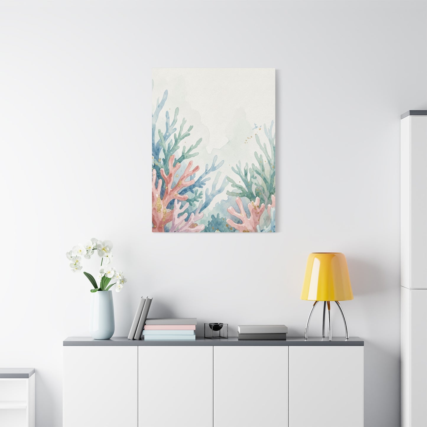 Pastel Coral Reef Study Wall Art & Canvas Prints