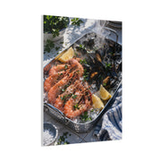Mediterranean Seafood Kitchen Still Life Wall Art & Canvas Print