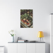Fresh Garden Radishes Farm Sink Wall Art & Canvas Print