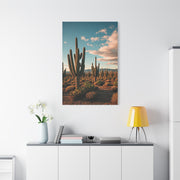 Golden Desert Saguaro Panorama Wall Art & Canvas Prints