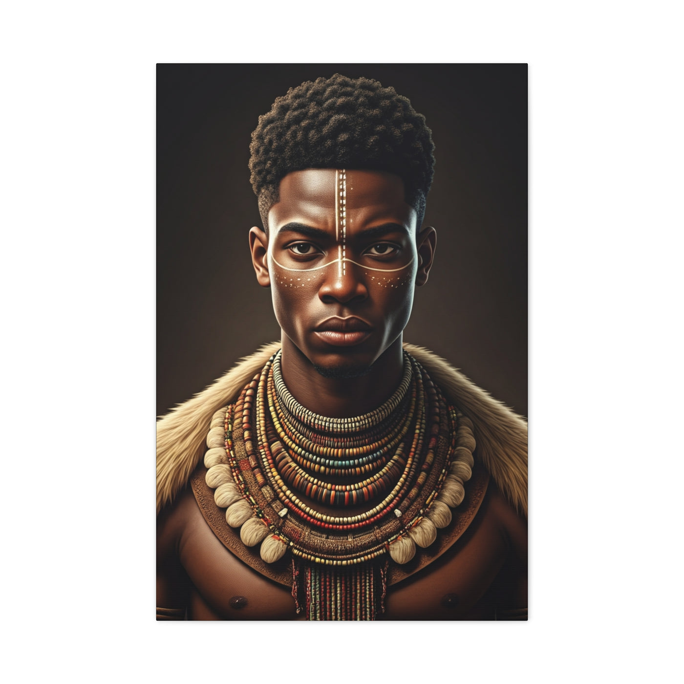 Warrior King Portrait Wall Art & Canvas Prints