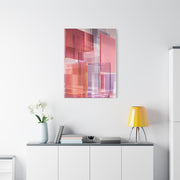 Blush Acrylic Glass Illusion Wall Art & Canvas Print