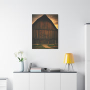 Weathered Barn Under Dramatic Sky Wall Art & Canvas Prints
