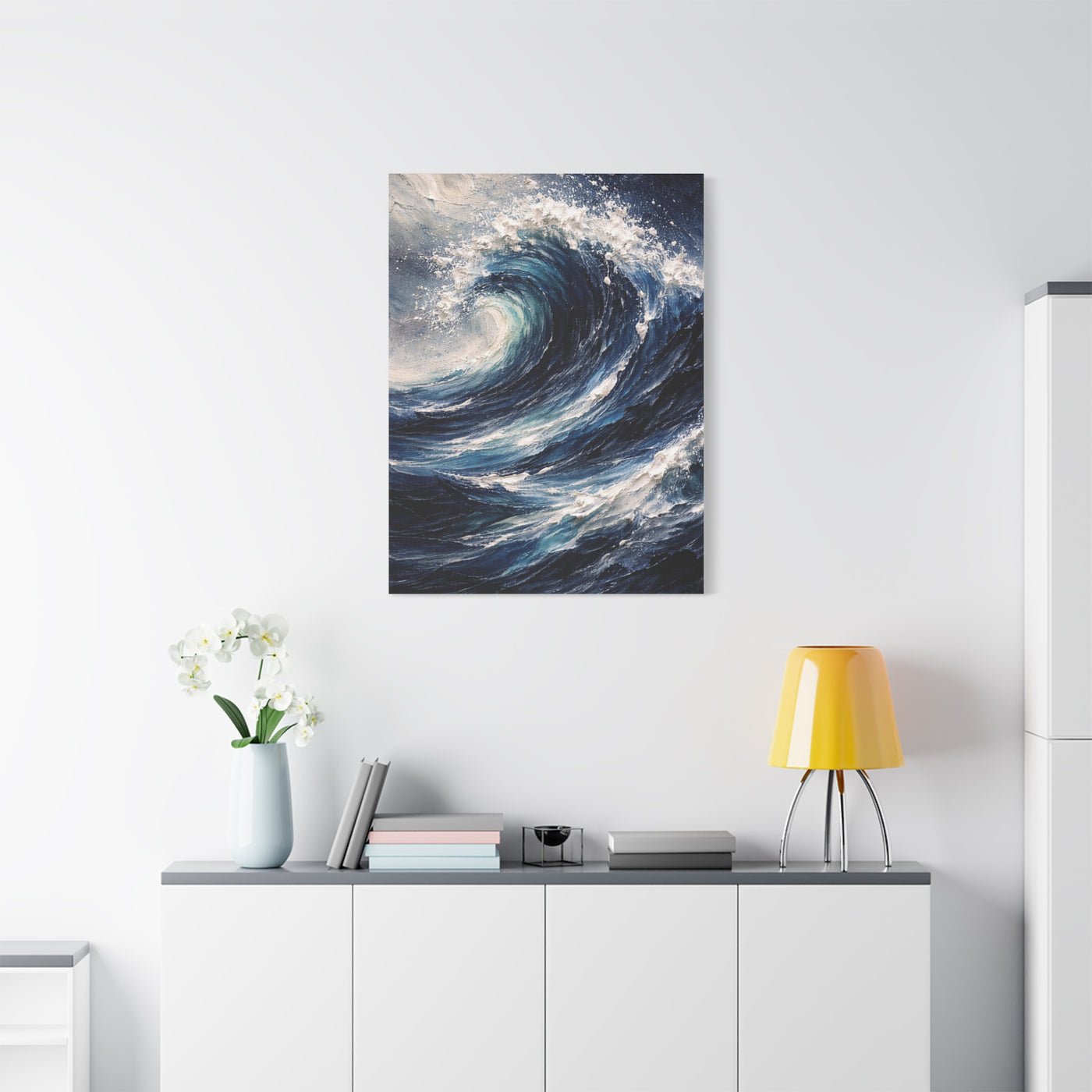 Dynamic Ocean Wave Expression Wall Art & Canvas Print