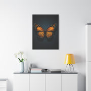 Monarch Butterfly Symmetry Portrait Wall Art & Canvas Prints