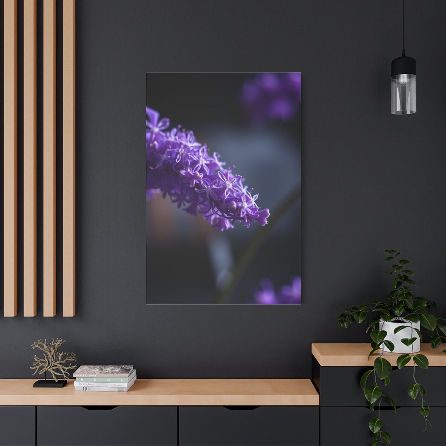 Divine Indigo Expression Wall Art & Canvas Print