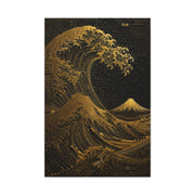 Neo-Tech Golden Wave Fusion Wall Art & Canvas Print