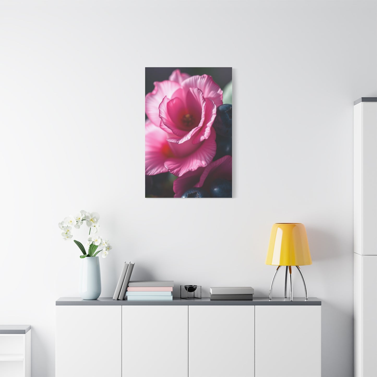 Elite Blush and Blueberry Art Vision Wall Art & Canvas Print