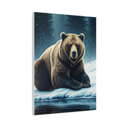 Winter Forest Brown Bear Wall Art & Canvas Prints