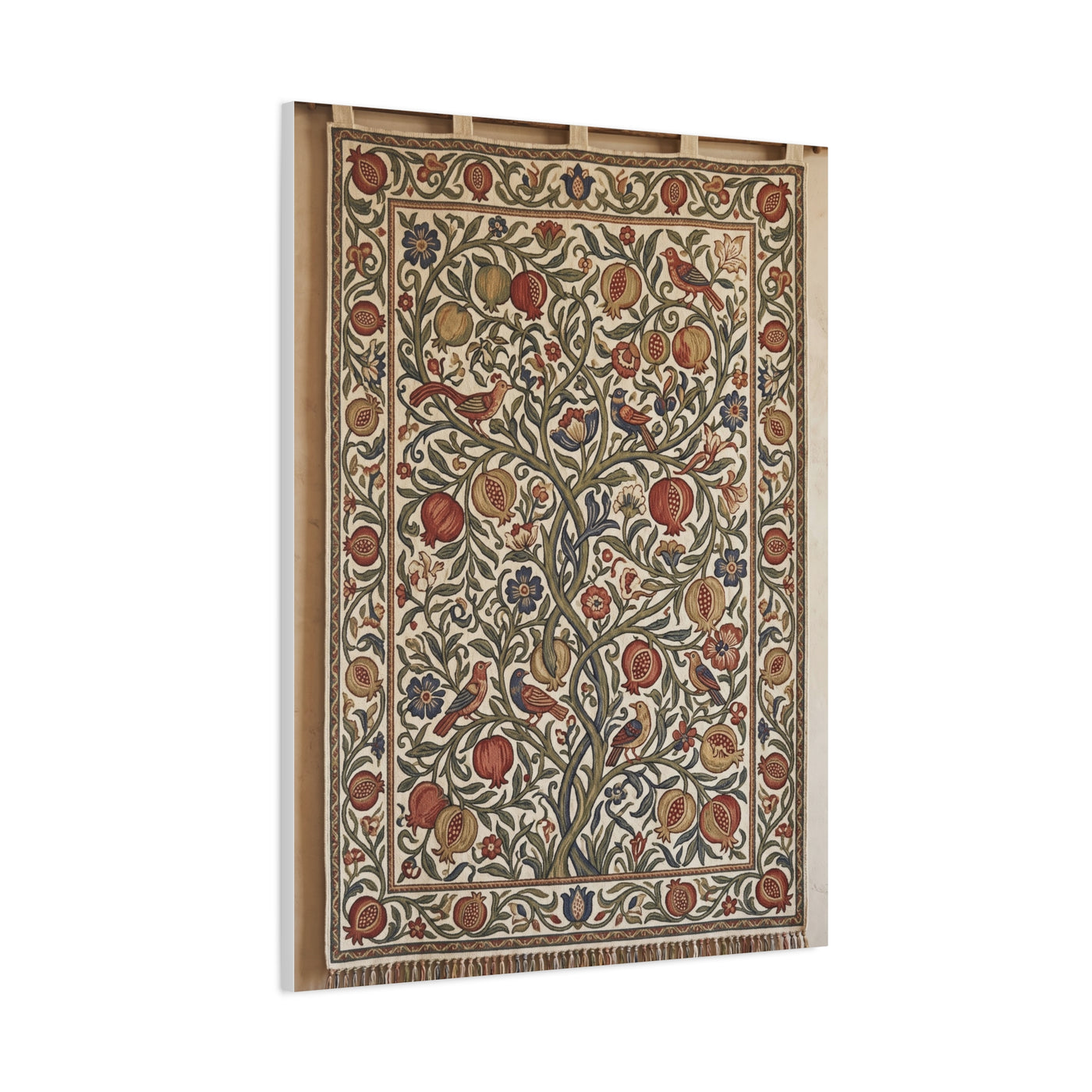 Medieval Floral Tree Tapestry Wall Art & Canvas Print